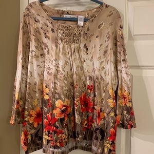 Alfred Dunner Floral Shirt